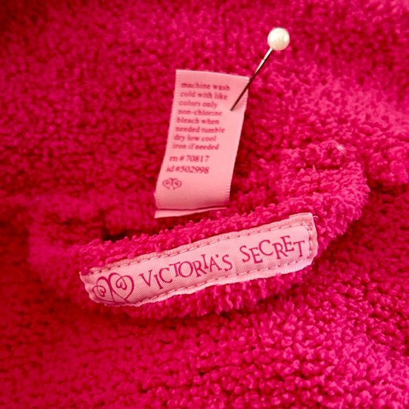 Victoria's Secret Pink & White Polka Dot Robe Size XS - Picture 3 of 5
